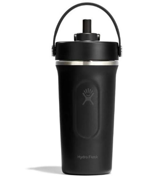 Picture of 24OZ INSULATED SHAKER BOTTLE WITH STRAW BLACK